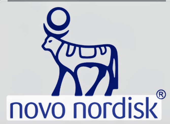 Logo Novo Nordisk — cliente atendido pela Desentupidora Gota D'água